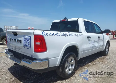 2025 Ram 1500 Lone Star 4X2 5'7 Box from USA, damaged, VIN 1C6RREFG2SN527646